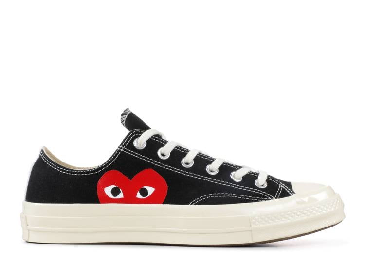 COMME DES GARÇONS PLAY X CHUCK 70 LOW 'BLACK WHITE'