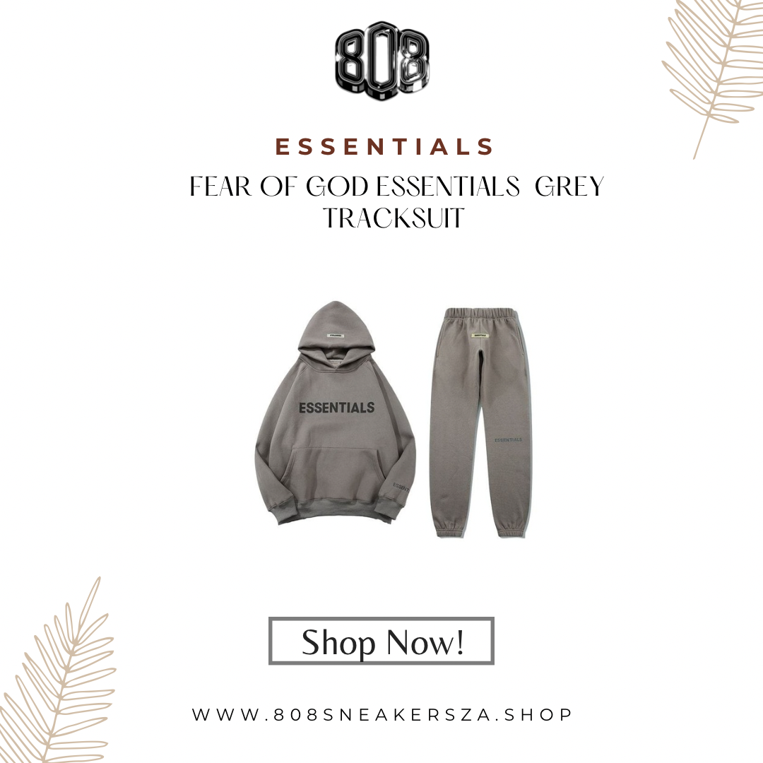 Essentials Fear Of God Grey Tracksuit