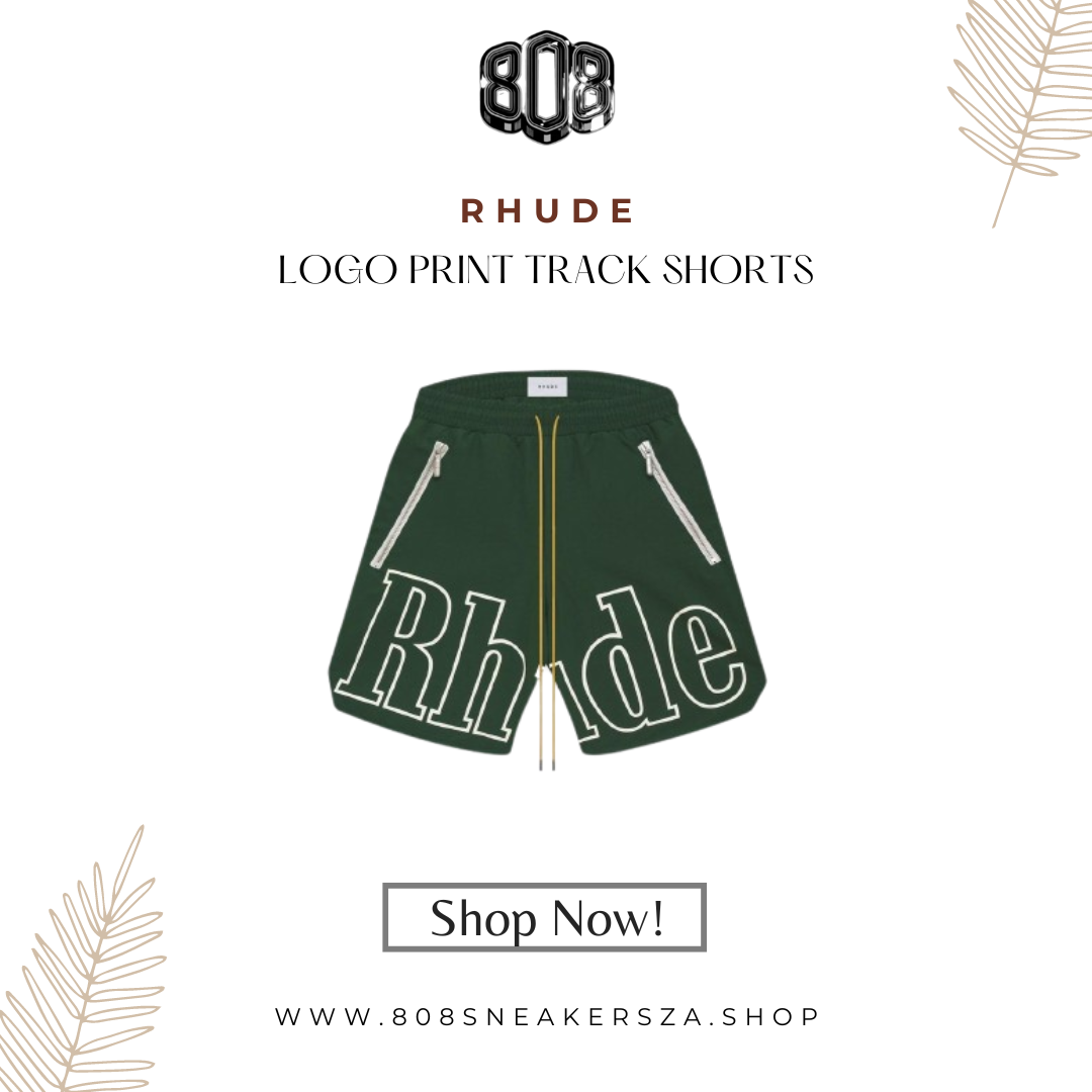 Rhude Logo Print Track Shorts