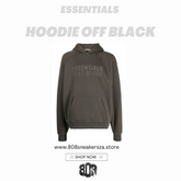 FEAR OF GOD ESSENTIALS HOODIE OFF BLACK