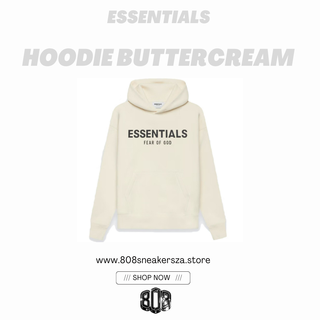 FEAR OF GOD ESSENTIALS HOODIE BUTTERCREAM