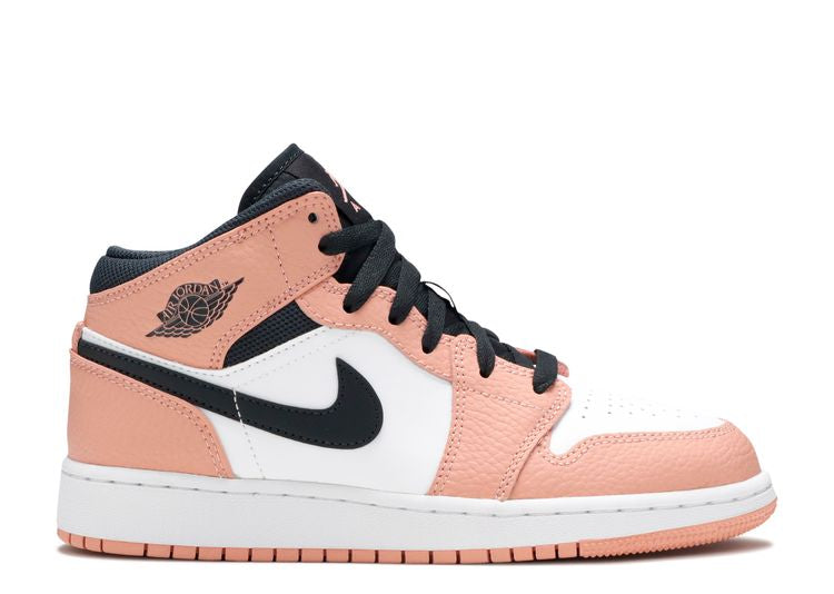 AIR JORDAN 1 MID GS 'PINK QUARTZ'