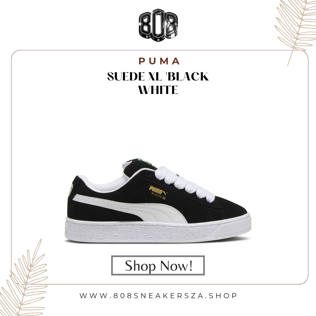 SUEDE XL 'BLACK WHITE