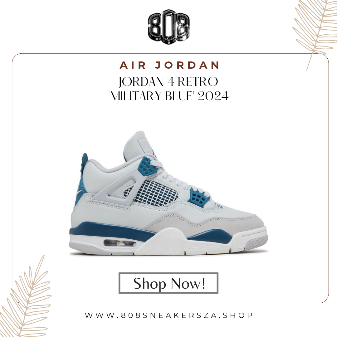 JORDAN 4 RETRO 'MILITARY BLUE' 2024