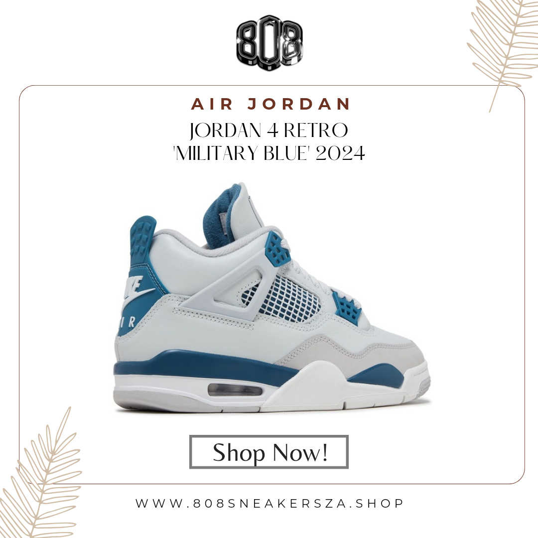 JORDAN 4 RETRO 'MILITARY BLUE' 2024