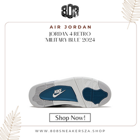 JORDAN 4 RETRO 'MILITARY BLUE' 2024