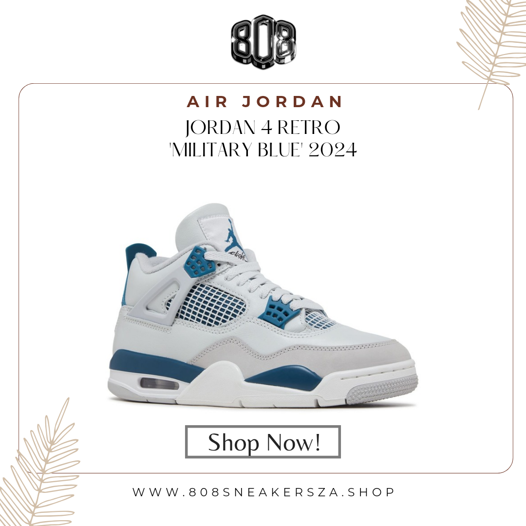 JORDAN 4 RETRO 'MILITARY BLUE' 2024