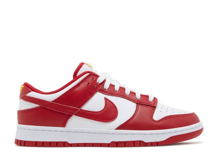 NIKE DUNK LOW RETRO MEDIUM GREY VARSITY RED UNLV (2021)